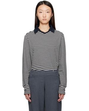 Paloma Wool 長袖ポロシャツ ビズポロ ポロシャツ 長袖 メンズ(M ブラック): 東京シャツ公式