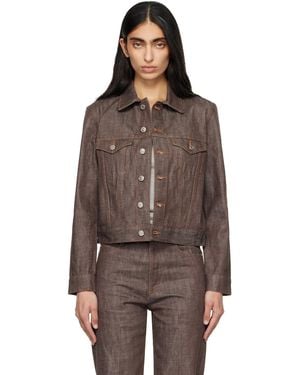 A.P.C. Dion Denim Jacket - Brown