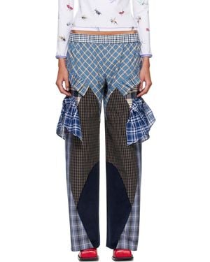 Chopova Lowena Swoon Pyjama Trousers - Blue