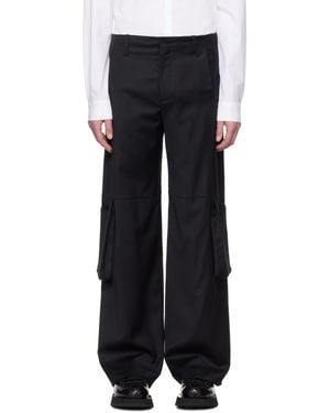 美品 HELIOT EMIL カーゴパンツ SIZE M メンズ ブラック