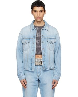 ERL Woven Denim Jacket - Blue