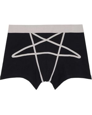 Rick Owens Off Temple Penta Boxer Briefs - Black