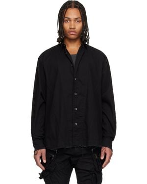Julius Rust Work Denim Shirt - Black