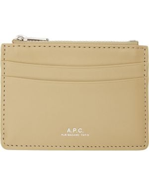 A.P.C. Paris Card Holder - Natural