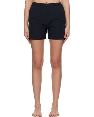 Lido Short Noir À Fronces - Bleu