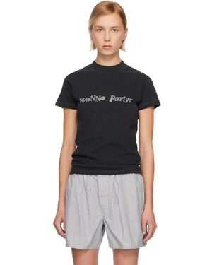 ERL 'Wanna Party' T-Shirt - Black