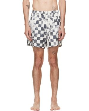 Represent Pool Side Swim Shorts - White