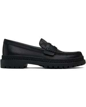 COACH Signature Jacquard Loafers - Black