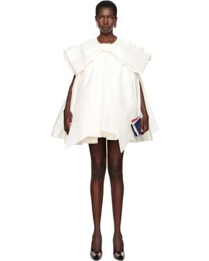 VAQUERA Ssense Exclusive Bridal Capsule Bow Minidress - Black