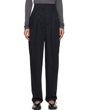 Lemaire Black Pleated Pants