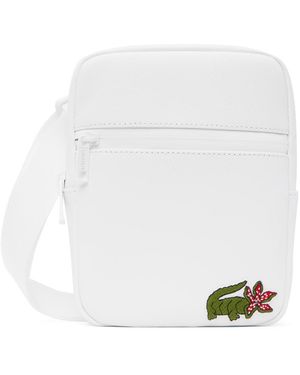 Lacoste White Stranger Things Flat Crossover Bag