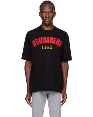 DSquared² Dsqua2 ルーズフィット Tシャツ - ブラック