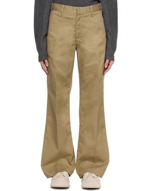 RE/DONE Super Wide-Leg Trousers - Natural