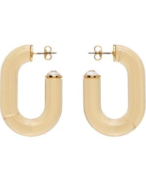 Rabanne Link Earrings - Metallic