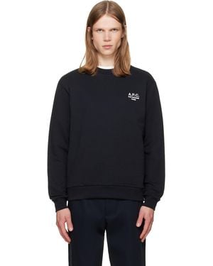 A.P.C. Standard 'Rue Madame' Sweatshirt - Black