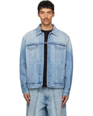 MM6 by Maison Margiela Sports Denim Jacket - Blue
