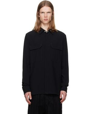 Rick Owens Tower Overshirt - Black