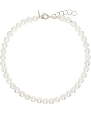 Ernest W. Baker Shell Faux-Pearl Necklace - White
