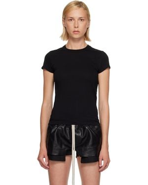 Rick Owens Tower Cropped Level T-Shirt - Black