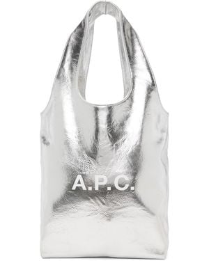A.P.C. Ninon Small Tote - White