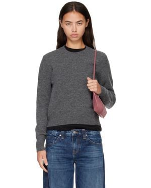 &Daughter Sligo Crewneck Sweater - Gray