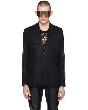 Rick Owens Fogpocket テーラードジャケット - ブラック