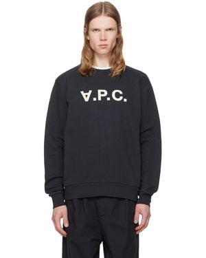 A.P.C. Standard Grand 'Vpc' Sweatshirt - Black
