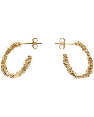 Veneda Carter Vc003 Small Open Hoop Earrings - Black