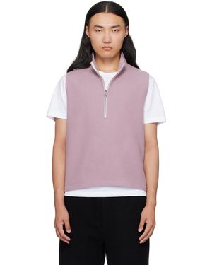 Rier Fleece City Sweater Vest - Purple