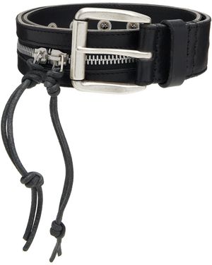 Our Legacy Zipped Belt - Black