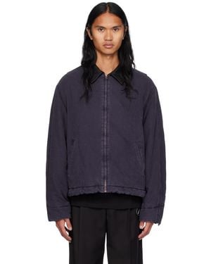 we11done Oxford Jacket - Blue