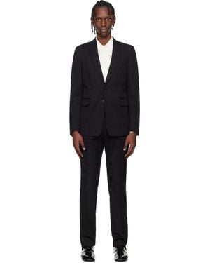 Dries Van Noten Single-Breasted Suit - Black