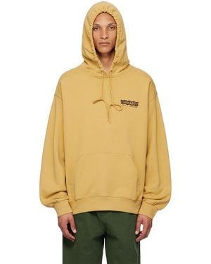 Carhartt Stamp フーディ - オレンジ