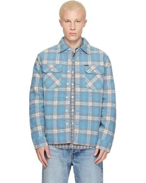 Polo Ralph Lauren Felted Wool Collared Overshirt - Blue