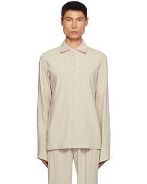 Hyein Seo Button Shirt - Natural