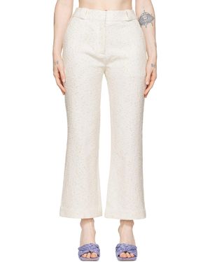 TOVE Off-white Fearne Trousers