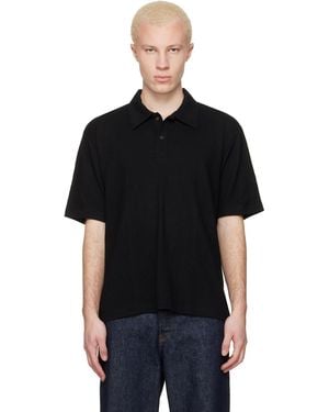 Lady White Co. Summer Wool Polo - Black