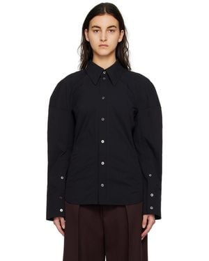 WOOYOUNGMI Black Puff Shirt