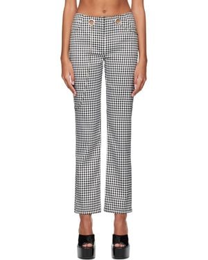 Miaou Ssense Work Capsule – Black & White Tommy Trousers
