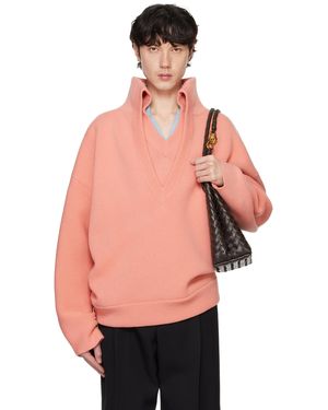 Bottega Veneta Compact Wool Jumper - Multicolour