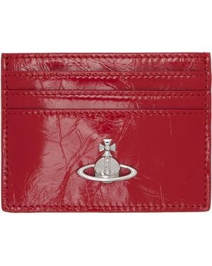Vivienne Westwood Flat Card Holder - Red