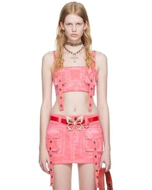 Blumarine Ssense Exclusive Pink Tank Top