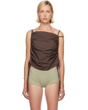 Baserange Ssense Exclusive Pictorial Top - Brown