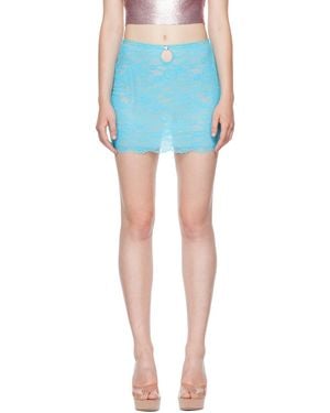Poster Girl Betty Miniskirt - Blue