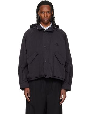 WOOYOUNGMI Raglan Parachute Jacket - Blue