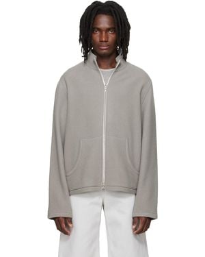Rier Fleece Full Zip Track Jacket - Grey