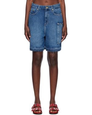GANNI デニム　ハーフパンツ GANNI デニム ハーフパンツ