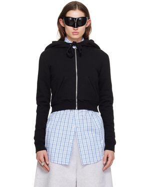 Abra Zip Hoodie - Black