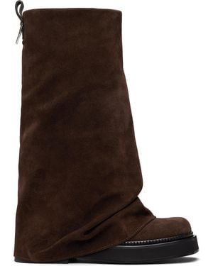 The Attico Robin Combat Boots - Brown