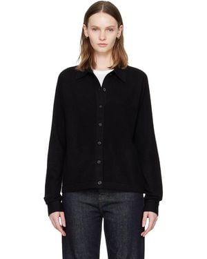 TOTEME Raglan-Sleeve Cashmere Cardigan - Black